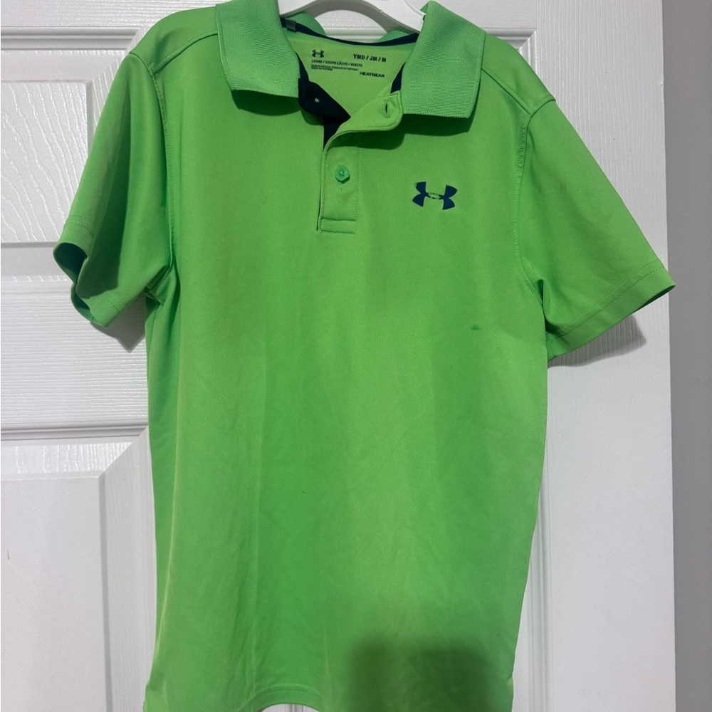 Under Armour Green Performance Polo Shirt